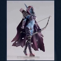 Figura de Acción de PVC del Rey Lich Arthas, Caballero de la Muerte, de la Séptima Generación de World of Warcraft DC
