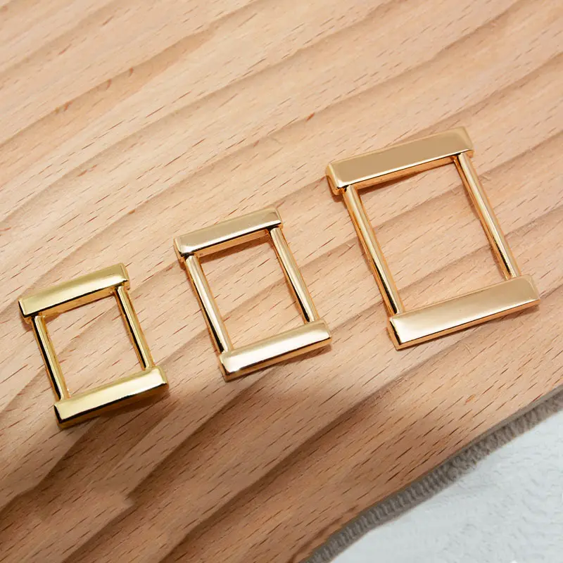 Handtas Hardware Decoratieve Riem Metalen Gesp Accessoires 25Mm Glijbaan Rechthoekige Vierkante Ring Voor Handtassen