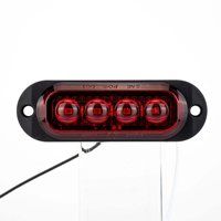 Feu de position latéral à LED Emark DOT 4, feu de gabarit pour remorque, étanche, clignotant, feu arrière pour camion, poids lourd, camping-car