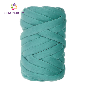 Charmkey Chất Lượng Cao 250G/500G/1000G Siêu Dày Gạc Dải Bông Dệt Tay Chunky Sợi Cho Chăn Dòng Gối - Product Image 3