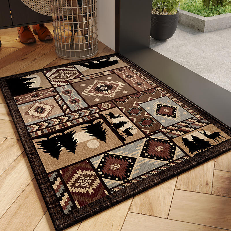 พื้นยางกำมะหยี่ผ้าฝ้ายไม้ไผ่ - Tribal Impression