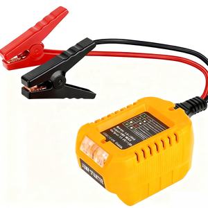 Arrancador de Coches de 13.5V 30A para Batería de Iones de Litio <span class=keywords><strong>Dewalt</strong></span> de 20v DCB200, con Cables de Arranque y Abrazaderas, Cargador de Coche - Product Image 1