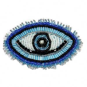 <span class=keywords><strong>Bâton</strong></span> en tissu fait main yeux <span class=keywords><strong>du</strong></span> <span class=keywords><strong>diable</strong></span> riz perlé 3D bricolage chaussures chapeaux bijoux vêtements accessoires Patch - Product Image 5