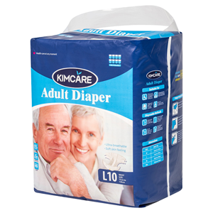 Vente en gros usine : Couches jetables pour adultes de haute qualité, super absorbantes, avec film PE imprimé et protection anti-fuites 3D, pour hommes et femmes âgés - Product Image 1
