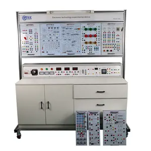 Basic Vocational Electronics Technology Experimental Trainer Lab Equipment Electronics Training Equipment