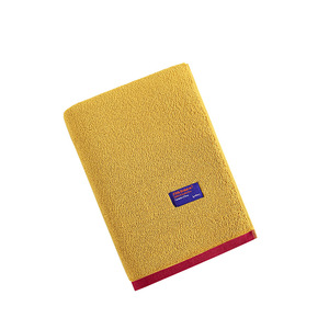 Toalla de Baño Ink-Ivy de Algodón Puro con Bloques de Color, 70x140cm, Suave, Gruesa, Absorbente, para Uso Doméstico, Rectangular, Color Sólido - Product Image 4