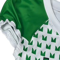 Logo personnalisé Drapeau Jeunes Maillots De Football Américain pour Enfants 12 Panneau Maillot Uniforme De Football Américain