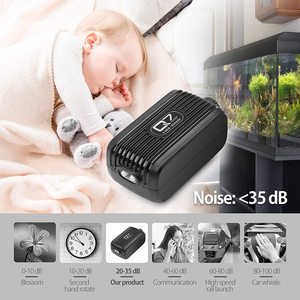水槽用 エアーポンプ 流量調節可能 静音設計 酸素ポンプ アクアリウム用品 - Product Image 4