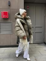 Manteaux Courts Doudoune Épaisse Couleur Unie Grande Taille Femme, Veste Bulle Rembourrée Hiver Décontractée Femme