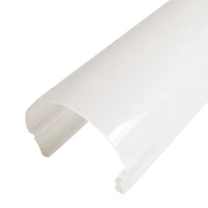 定制塑料挤出产品扩散发光二极管灯罩灯罩电脑灯罩