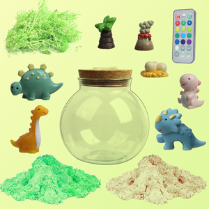 Juguete educativo de ciencia al por mayor, Kit de manualidades de mini Dino Glow para niños, Kit de manualidades DIY con arena mágica - Product Image 6