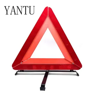 YANTU High Quality Side Road Red Breakdown Emergency Reflective Motorcycle Truck Car Safety Warning Triangle