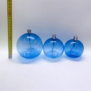 Le vendite intere blu lampada di vetro cherosene per la decorazione domestica decorano la lampada di notte - Product Image 5