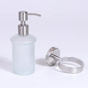 <span class=keywords><strong>Dispensador</strong></span> <span class=keywords><strong>de</strong></span> Jabón Líquido Manual para Baño, <span class=keywords><strong>Dispensador</strong></span> <span class=keywords><strong>de</strong></span> Jabón <span class=keywords><strong>de</strong></span> Manos <span class=keywords><strong>de</strong></span> Pared, Botella <span class=keywords><strong>de</strong></span> Vidrio con Bomba para Baño - Product Image 1