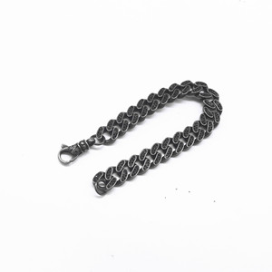 สร้อยข้อมือประดับเพชรดำสำหรับผู้หญิงยูนิค 925 เงินแท้ ประดับเพชรแบบไมโคร รูปทรงเรขาคณิต สำหรับสวมใส่ทุกวัน - Product Image 2