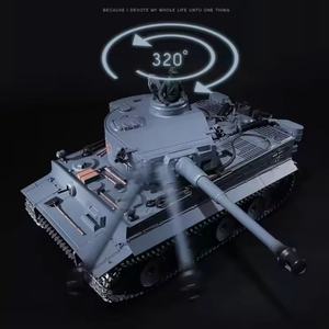 Heng Long 3818-1Pro Tiger I Heavy Tank World <b>War</b> II German RC Crawler Metal 1/16 Scale Simulation Remote Control Car Toy - Product Image 4