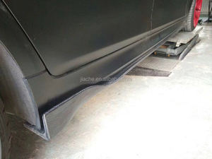 Faldones Laterales Universales de Fibra de Carbono, Moldura de Maletero para <span class=keywords><strong>BMW</strong></span>, para Benz, para VW, Protector de Parachoques, Estilo de Coche, Universal para Autos - Product Image 2