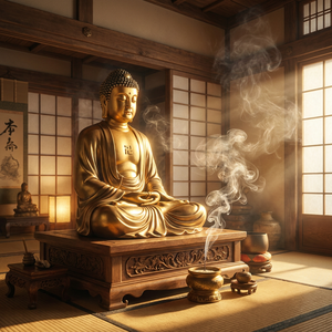 Statuetta di Buddha in Bronzo Fusa a Mano 'Serenità Sacra' - Scultura d'Arte Religiosa con <span class=keywords><strong>Dimensioni</strong></span> Personalizzate <span class=keywords><strong>e</strong></span> Servizio di Posizionamento Professionale - Product Image 4