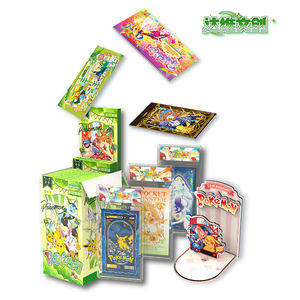 MOXU Nuevo Sellado, Tarjetas Pokémon Graduadas de Davy, 1.ª Edición China, Estuche Acrílico, Arte Cómico, Pikachu Dorado, Juguetes Pokémon, Tarjetas Coleccionables - Product Image 2