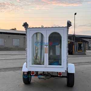 Carroza Fúnebre Americana de Lujo 2024, Blanca, de Acero y Cuero, con Columna Romana Eléctrica, <span class=keywords><strong>Transporte</strong></span> Especial - Product Image 2