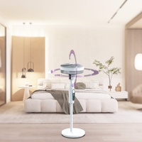 Oem Buitenshuis Zonne-Elektrische Ventilator 11 Inch Draagbare Oplaadbare Ventilator Energie Zonne-Energie Standventilator