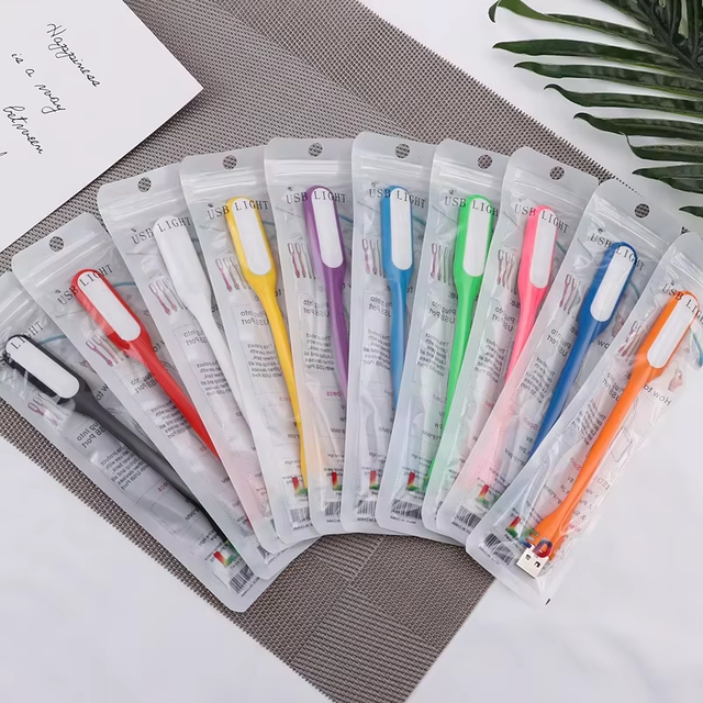Factory Supply Portable Night Light Flexible USB LED Book Light Compatible for Power Bank Laptop for Photographic Lighting