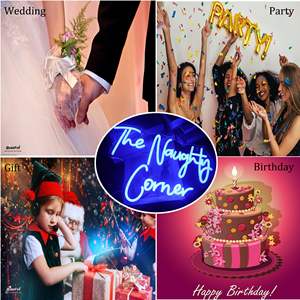 Enseigne au néon personnalisée ludique « The Naughty Corner », <span class=keywords><strong>d</strong></span>écoration murale LED pour la maison, <span class=keywords><strong>chambre</strong></span> <span class=keywords><strong>d</strong></span>'enfant, salle de jeux, <span class=keywords><strong>chambre</strong></span> à coucher, fête, salle de jeux - Product Image 6