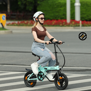 Vélo électrique pliant et <span class=keywords><strong>compact</strong></span> de 14 pouces avec batterie de 9Ah, vélo électrique pliable léger - Product Image 2
