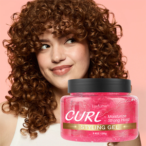 Luxfume Locken-Gel Twist Loc Haargel Starker Halt Langanhaltende Ordentliche Locken Großhandel Alkoholfreies Haarstyling-Gel - Product Image 5