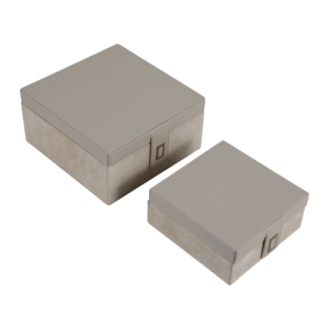 Scatole Decorative in Camoscio con Coperchio per Gioielli e Oggetti Preziosi, Elegante Organizzatore per Arredamento Casa e Accessorio per Tavolino da Caffè - Product Image 4