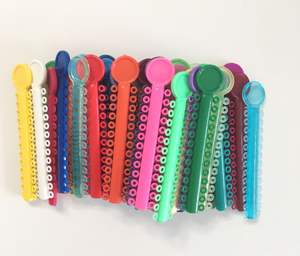 Tanas ortodontico dentale bretelle elastico cravatta elastico anello ortodontico colorato elastico O-a forma di legatura cravatta - Product Image 1