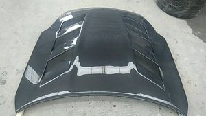 Capó delantero de fibra de carbono con ventilación para nissan 350Z, estilo AMS - Product Image 4
