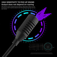 Microphone filaire JERTECH T-21 et accessoires, prise 3,5 mm, microphone de bureau pour le réseau et le bureau