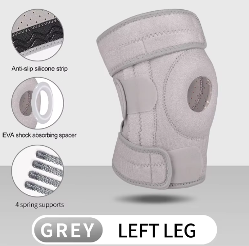 Pierna izquierda gris