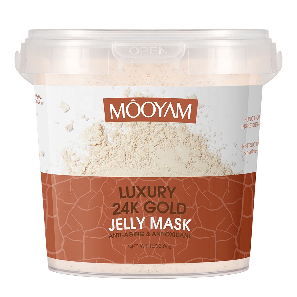 Poudre de masque à la gelée d'or