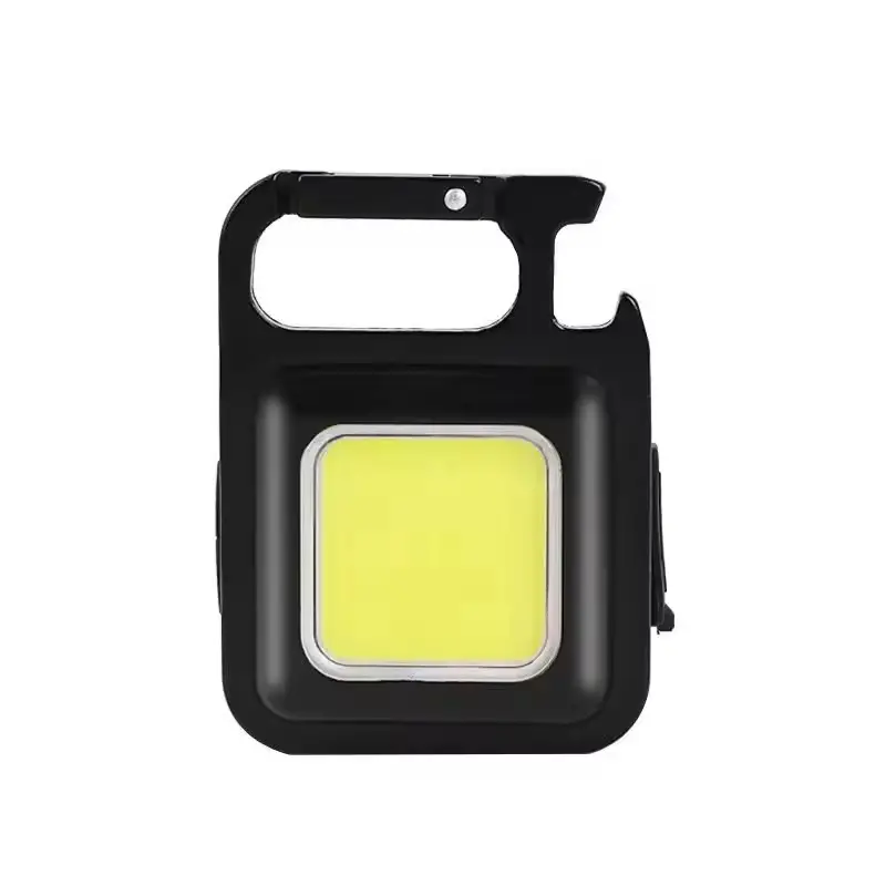 Lanterna multifuncional 150MA Mini COB para chaveiro Carregamento USB Luz de acampamento ao ar livre Reparação magnética forte