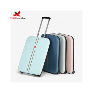 New Design Foldable Luxury Suit case <b>Trolly</b> Bag Travel Bags ABS+PC Folding Luggage Set for Outdoors - Product Image 1