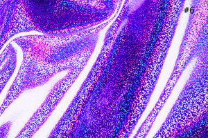 Telas de Vinilo Brillante Iridiscente Holográfico Transparente de PVC BY8024 para Bolsos, Zapatos, Carteras, Forros y <span class=keywords><strong>Paraguas</strong></span> - Product Image 3