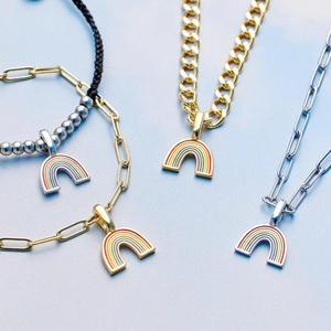 Xixi Bán Buôn Tùy Chỉnh Tự Làm Mặt Dây Charms Thời Trang Trang Sức Mặt Dây Chuyền Vàng Charms Cho Vòng Cổ Vòng Đeo Tay Làm - Product Image 4