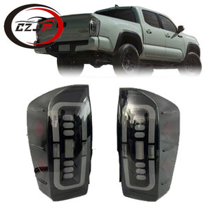 CZJF Nouveau feu arrière LED modifié pour <span class=keywords><strong>Toyota</strong></span> <span class=keywords><strong>Tacoma</strong></span> 2021 <span class=keywords><strong>2022</strong></span> 2023 2024 Feux arrière fumés Clignotants Feux <span class=keywords><strong>de</strong></span> frein Prix d'usine - Product Image 1