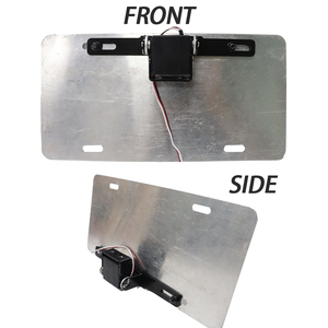 Nouveau modèle 2026 USA Porte-<span class=keywords><strong>plaque</strong></span> de <span class=keywords><strong>moto</strong></span> télécommandé à bascule 177mm * 100mm - Product Image 3