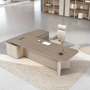 Meubles de bureau à domicile de luxe en gros d'usine. Chaises de bureau exécutif au design moderne. Bureau de direction en bois écologique durable. - Product Image 2