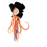 Kits de leurre lumineux Squid jigs 180g200g250g300g Leurres à tête de plomb Trolling Ink Octopus Soft Bait