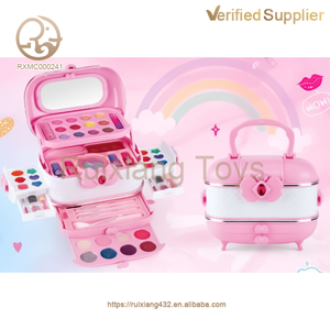 Gioca a casa bambino rosa principessa <span class=keywords><strong>trucco</strong></span> da te per le ragazze gioco per bambini cosmetici giocattolo in plastica Set completo <span class=keywords><strong>trucco</strong></span> per bambini - Product Image 5