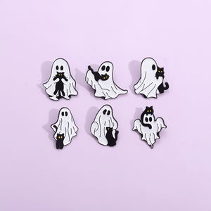 Брошь с эмалью в виде черного кота - Product Image 5