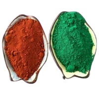 Xuất khẩu cấp đầy đủ màu sắc Oxit sắt sắc tố (đỏ/vàng/đen/xanh/Xanh) cho xây dựng/Sơn da sắc tố bột mịn - Product Image 2