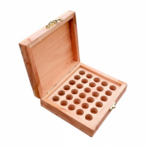 Tunki Porte-bouteille de vin en bois naturel Bière et boisson en bois servant des seaux à glace et des bacs à boissons - Product Image 1