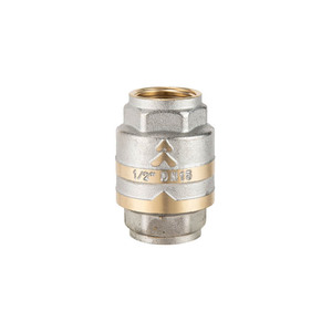 Chuyên Nghiệp <span class=keywords><strong>1</strong></span>/2 - <span class=keywords><strong>1</strong></span> <span class=keywords><strong>Inch</strong></span> Sử Dụng Nước Mùa Xuân Flap Brass Dọc Nữ Van Kiểm Tra Cho Nước - Product Image 1