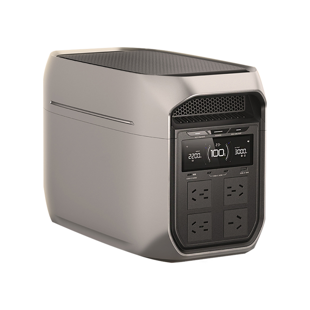 DELTA3 Max/ Plus 2400W /3000W 2048wh LiFePO4 MPPT Portable Power Station with Pure Sine Wave for Camping & Household Backup