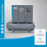Compresseur d'air industriel à vis à fréquence variable Atlas Copco Small Z5EV 5HP 3.7KW monophasé 220V 60HZ 8bar